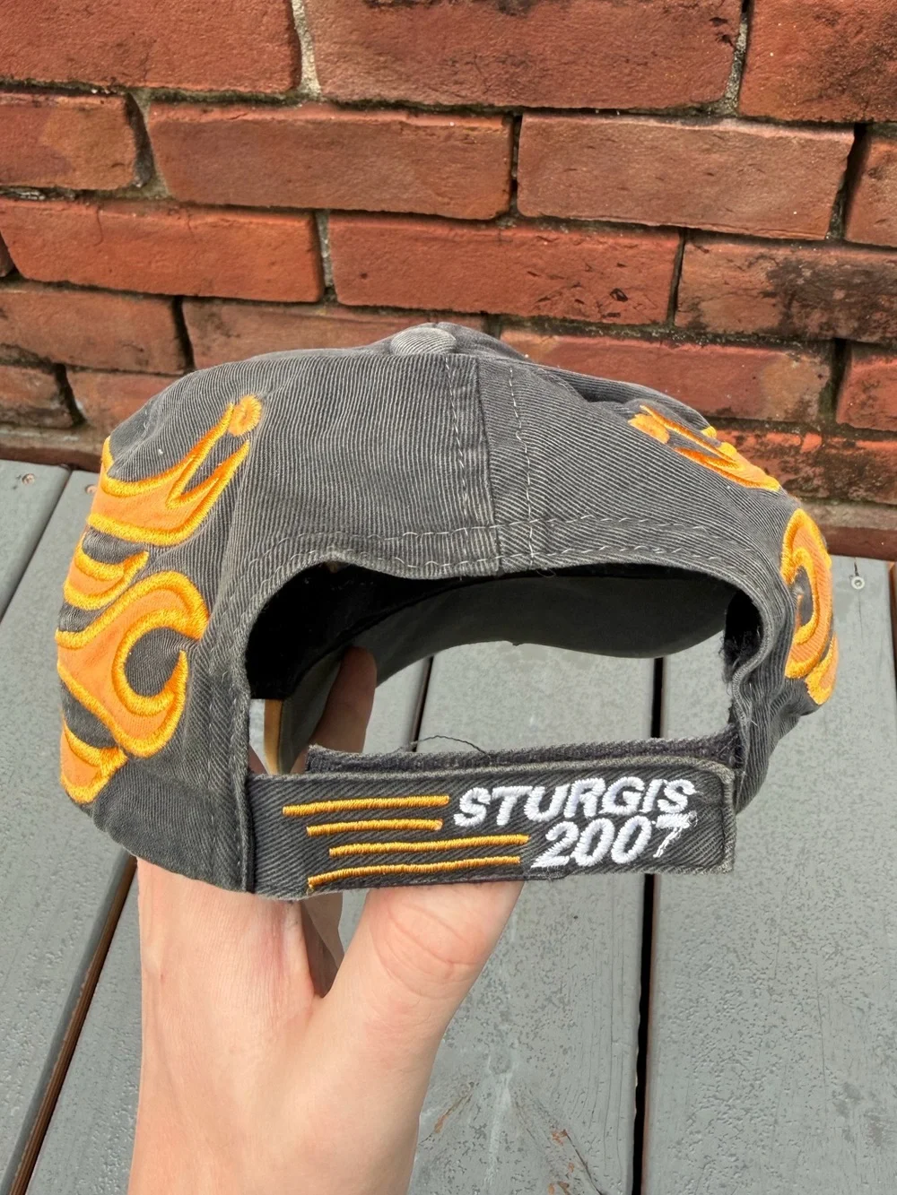 Sturgis 2007 Motorcycle Rally Distressed Hat - Picture 3 of 4